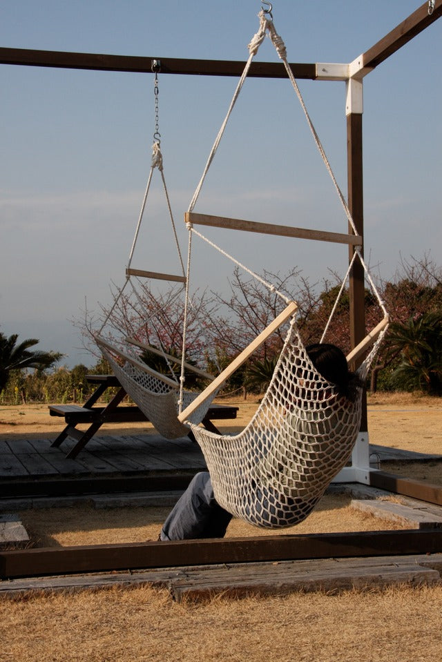 organic cotton indian chair hammock