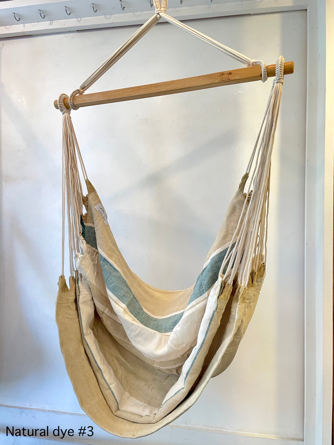 organic cotton natural dye brazilian chair hammock