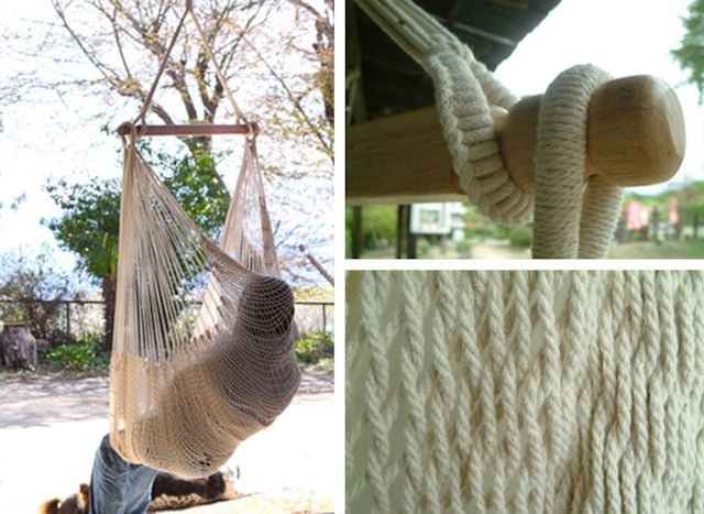 ハンモック　cotton nicaragua chair hammock organic cotton nicaragua chair hammock-natural dye – Hammock2000